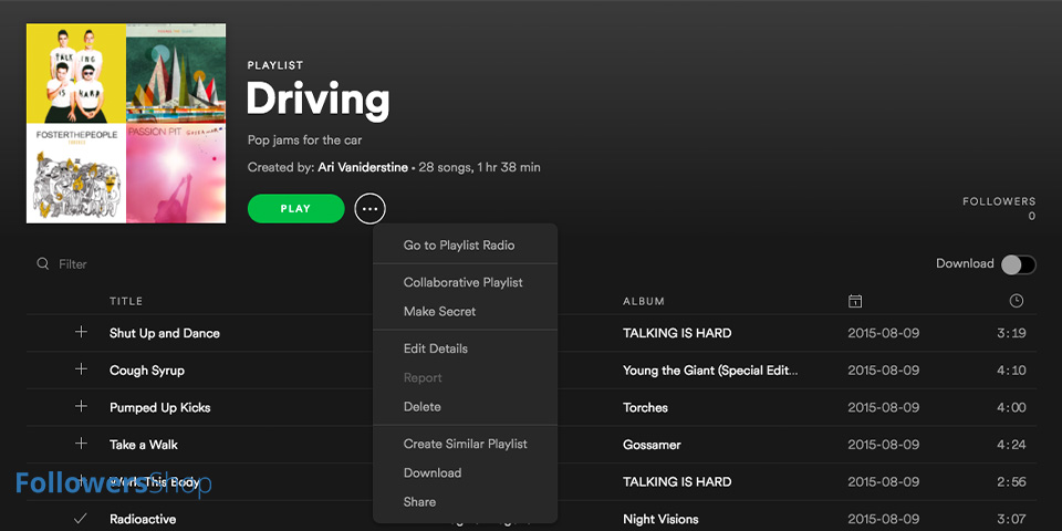 Spotify Playlists