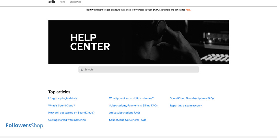 SoundCloud Help Center