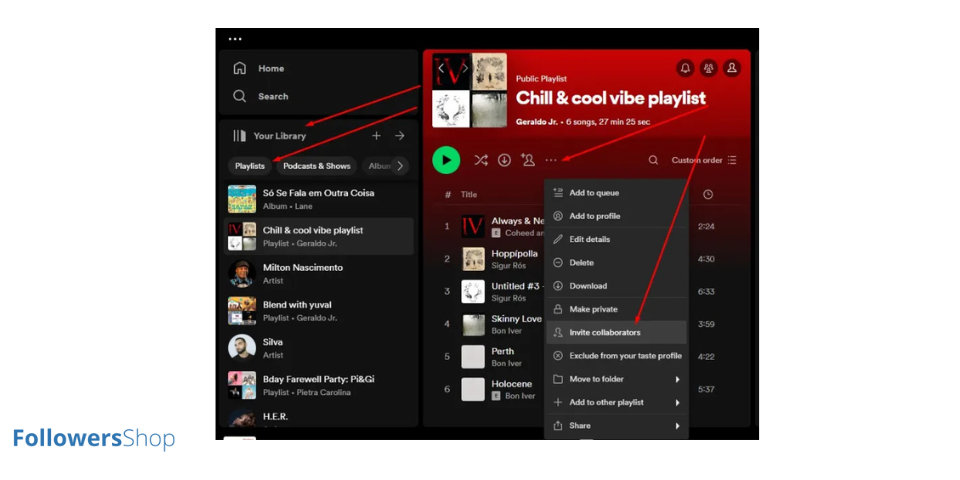 How to Add Collaborators on Spotify Desktop
